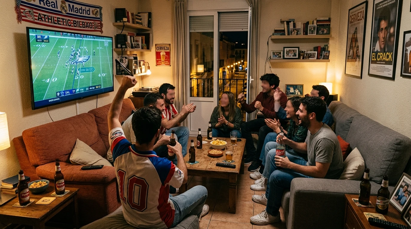 Datos de audiencia del Super Bowl en España y Estados Unidos con análisis del mercado de apuestas NFL para apostadores españoles