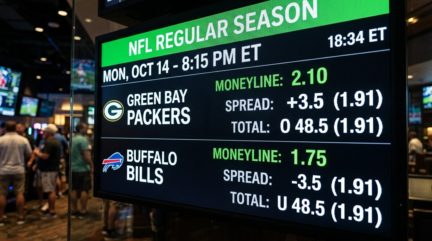 Guía para principiantes sobre el moneyline en NFL con ejemplos de cómo leer cuotas y calcular ganancias en apuestas al ganador directo
