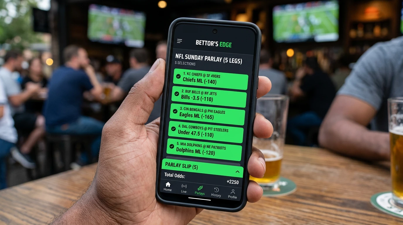 Explicación del same game parlay en el Super Bowl con cálculo de hold rate y estrategia